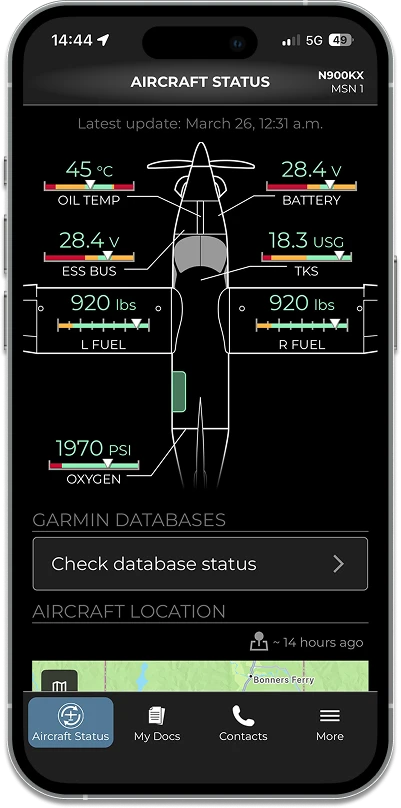 iPhone_Aircraft Status